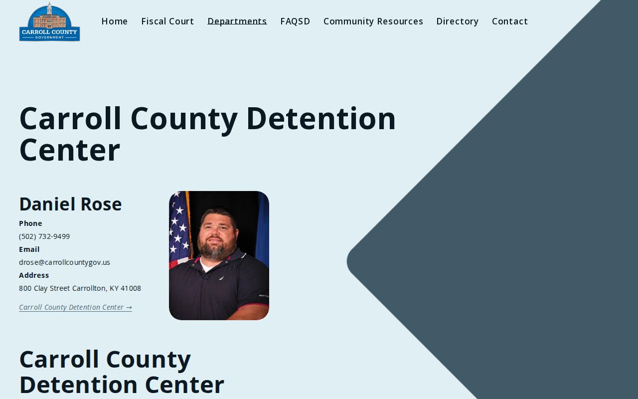 Owen County criminal history regional detention center